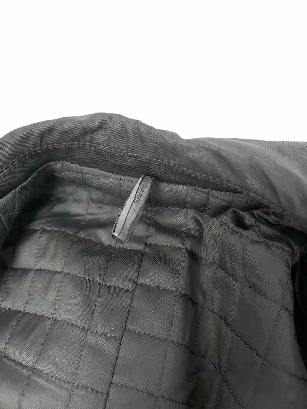 Dior Homme Military Zipped Black Coat - Detail 2