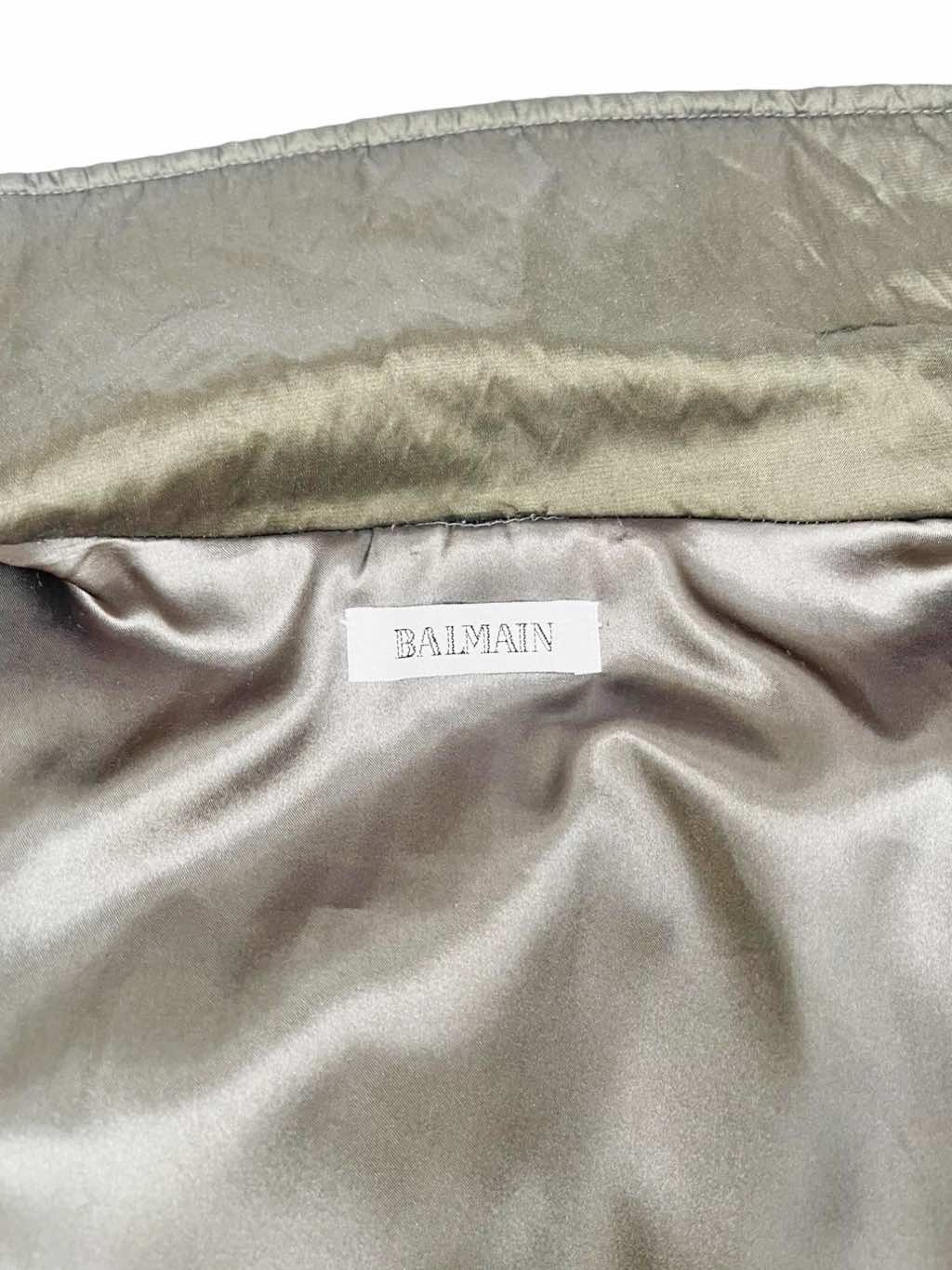 Balmain Multipocket Cargo Green Jacket - Image 10