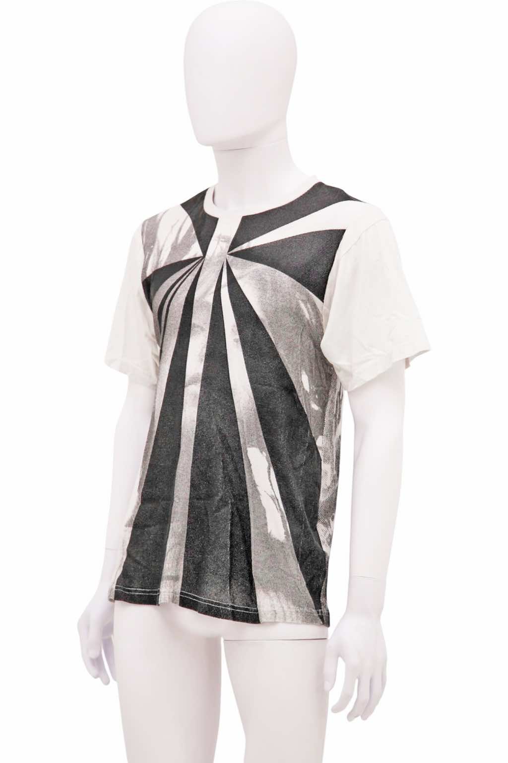 Raf Simons B/W Print Tee - Back view