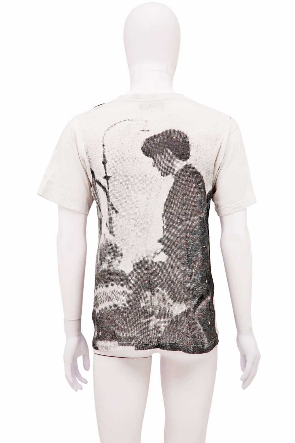 Raf Simons B/W Print Tee - Image 6