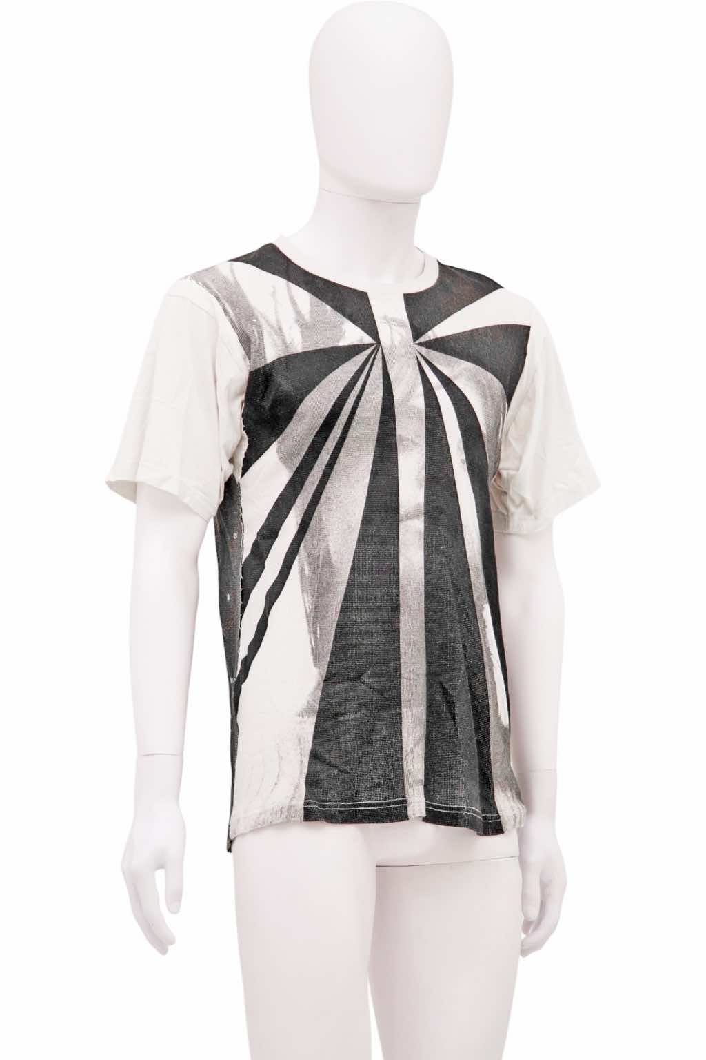 Raf Simons B/W Print Tee - 4