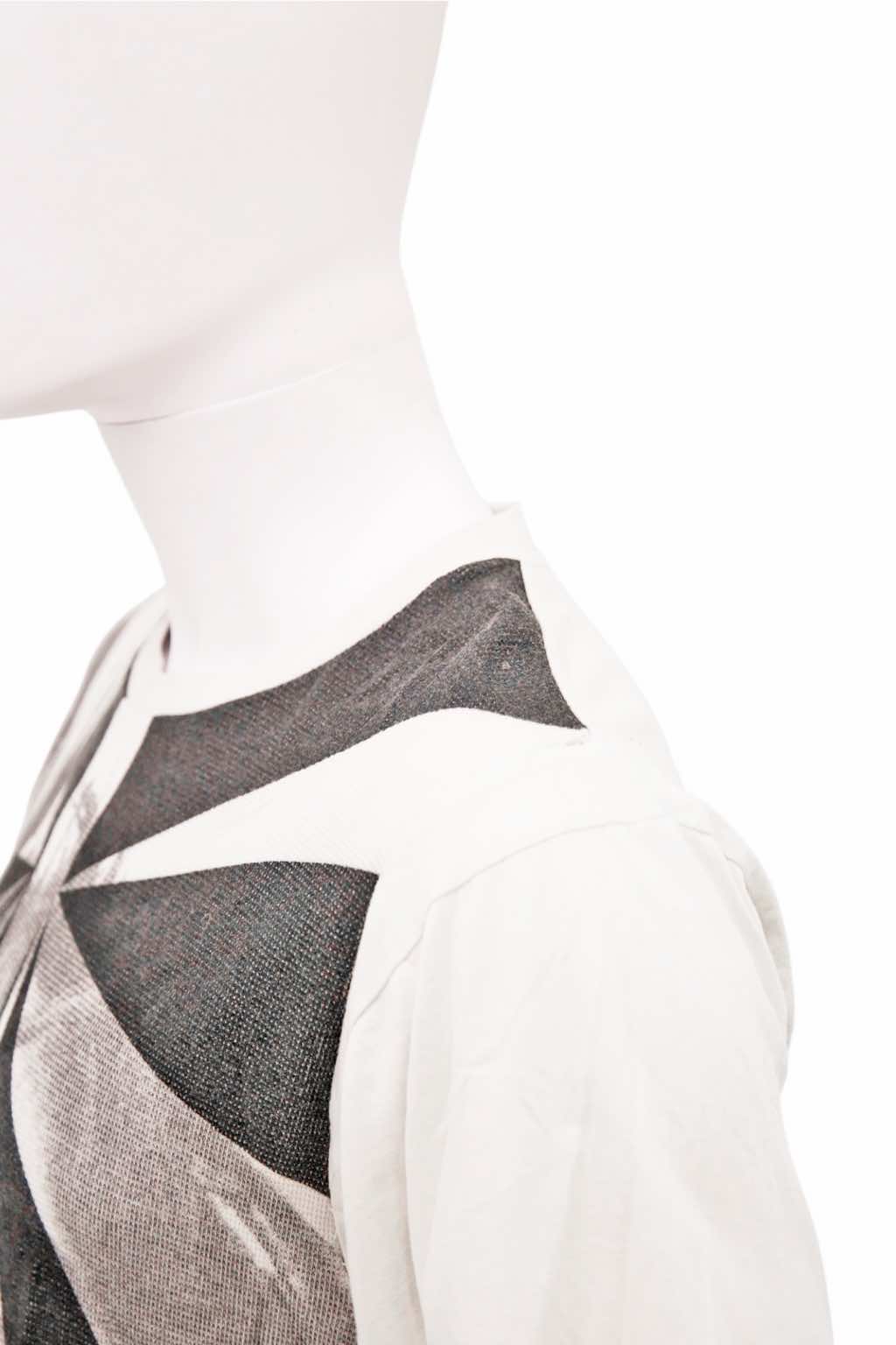 Raf Simons B/W Print Tee - Image 10