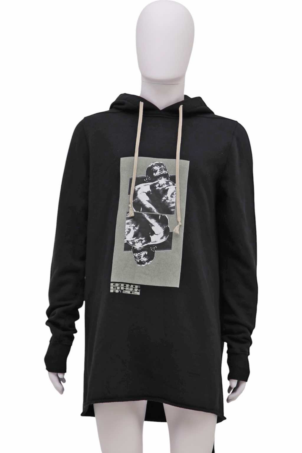 Rick Owens Black Oyster Hoodie