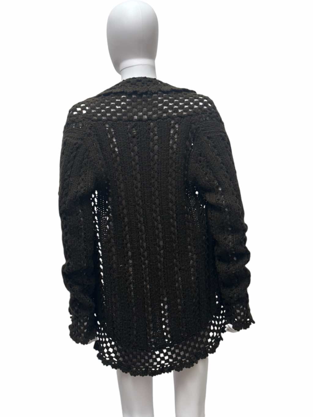 Jean Paul Gaultier Knitted Brown Cardigan - Image 6
