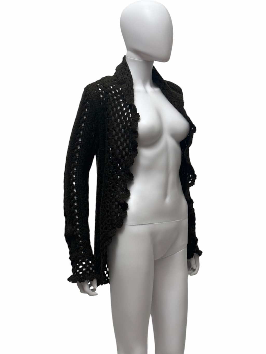 Jean Paul Gaultier Knitted Brown Cardigan - 4