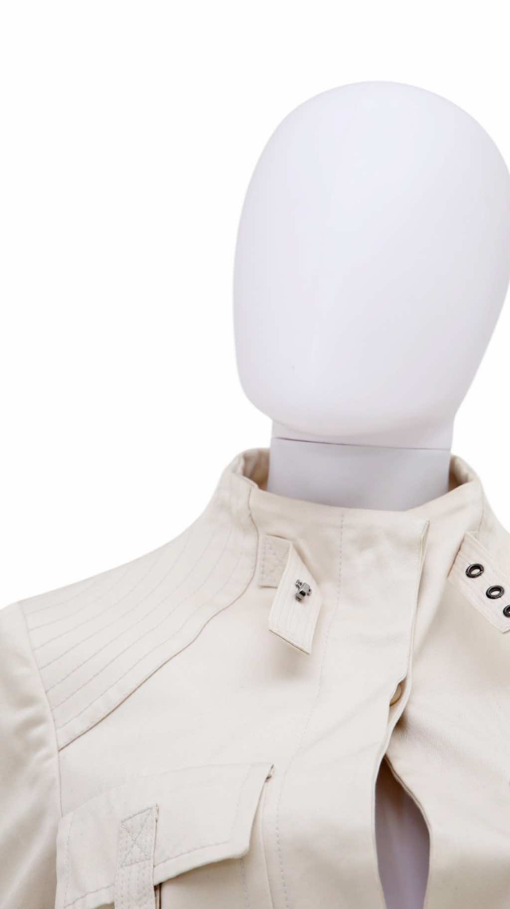 Gucci Multipocket White Coat - Detail 2