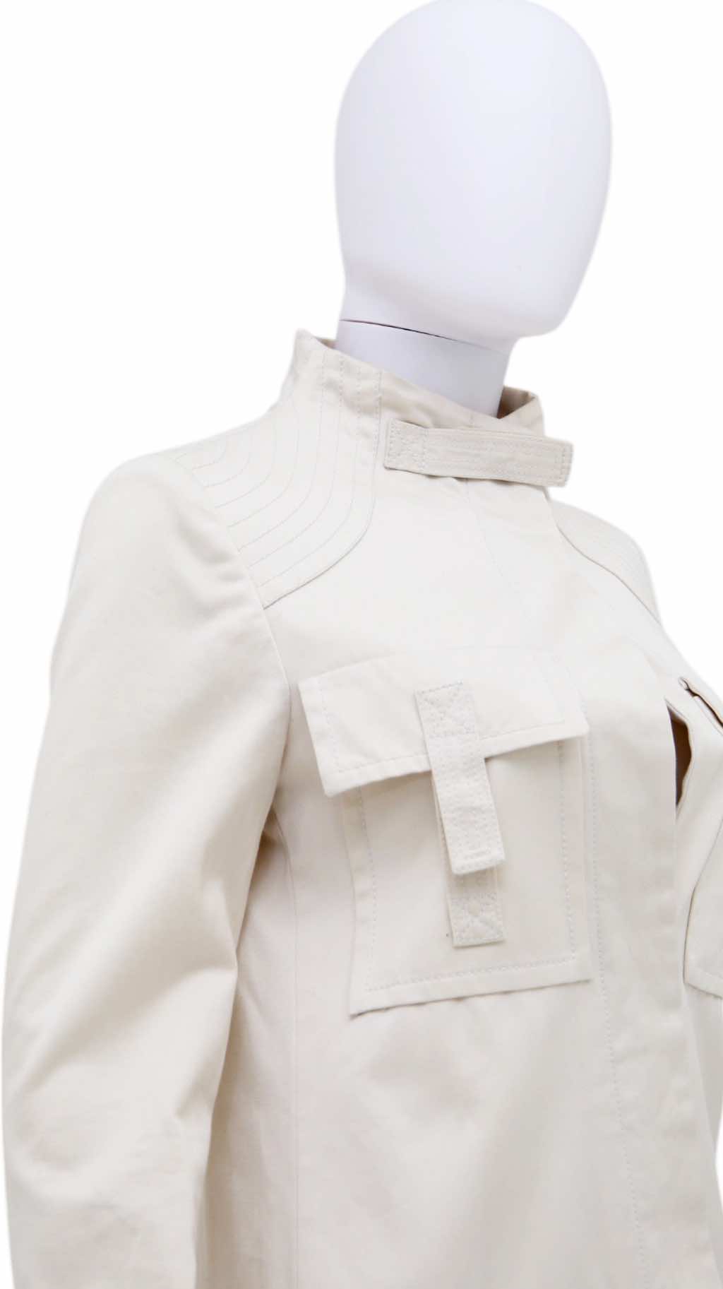 Gucci Multipocket White Coat - Image 11