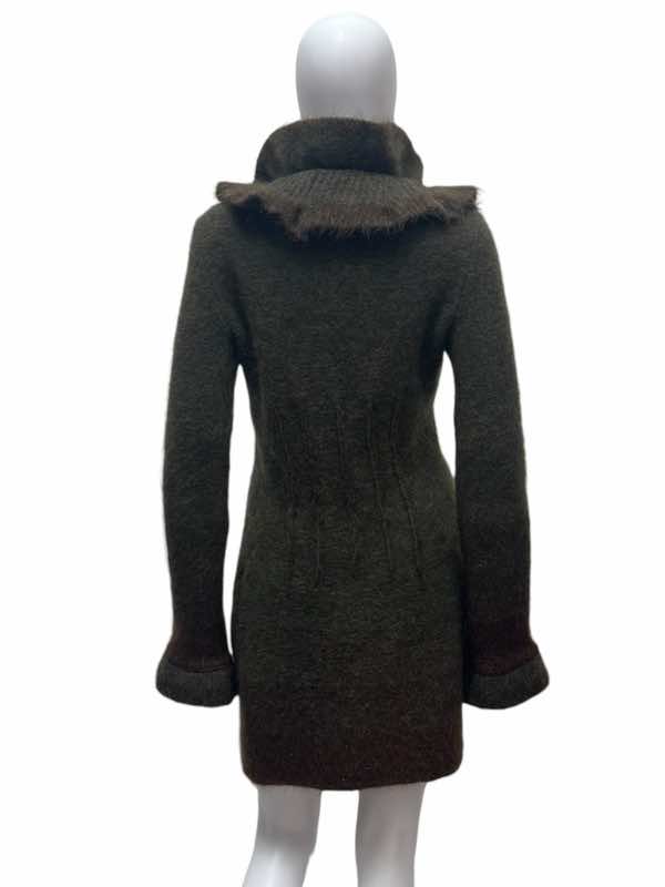 Roberto Cavalli Knitted Wool Coat - Image 6