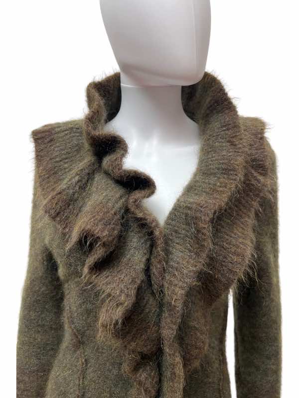 Roberto Cavalli Knitted Wool Coat - Detail 1
