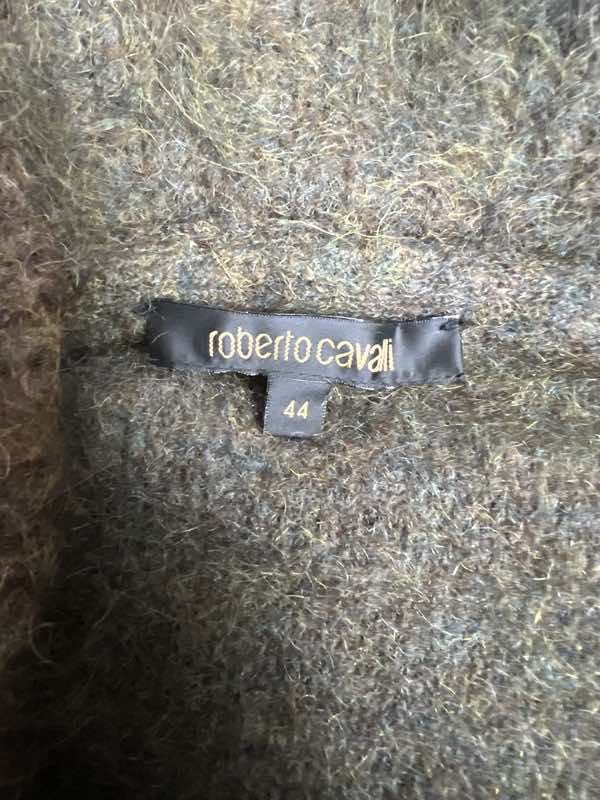 Roberto Cavalli Knitted Wool Coat - Image 12