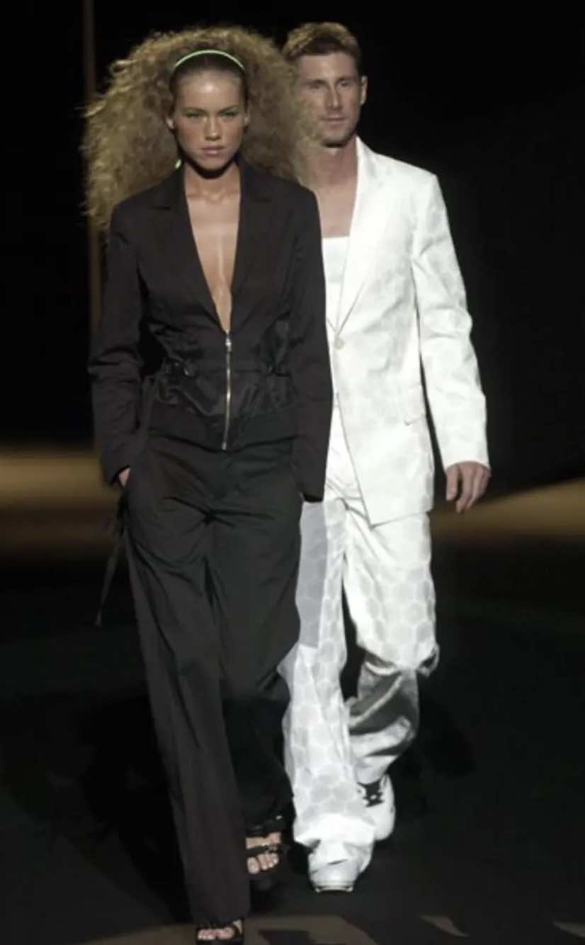 Dirk Bikkembergs Black Utility Blazer - Back view