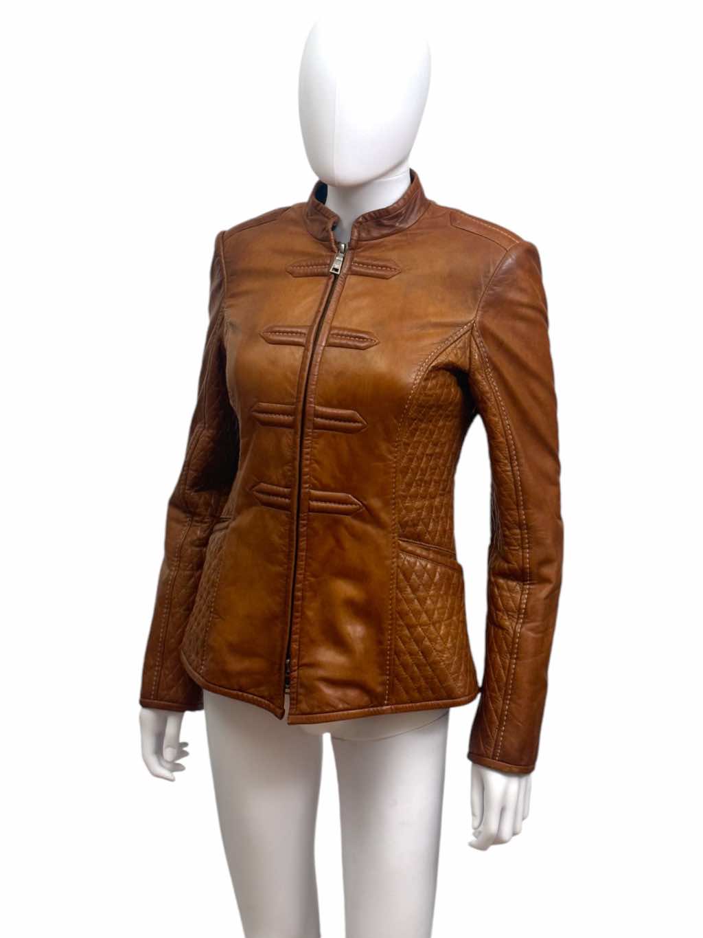 Giorgio Armani Brown Leather Jacket - 4