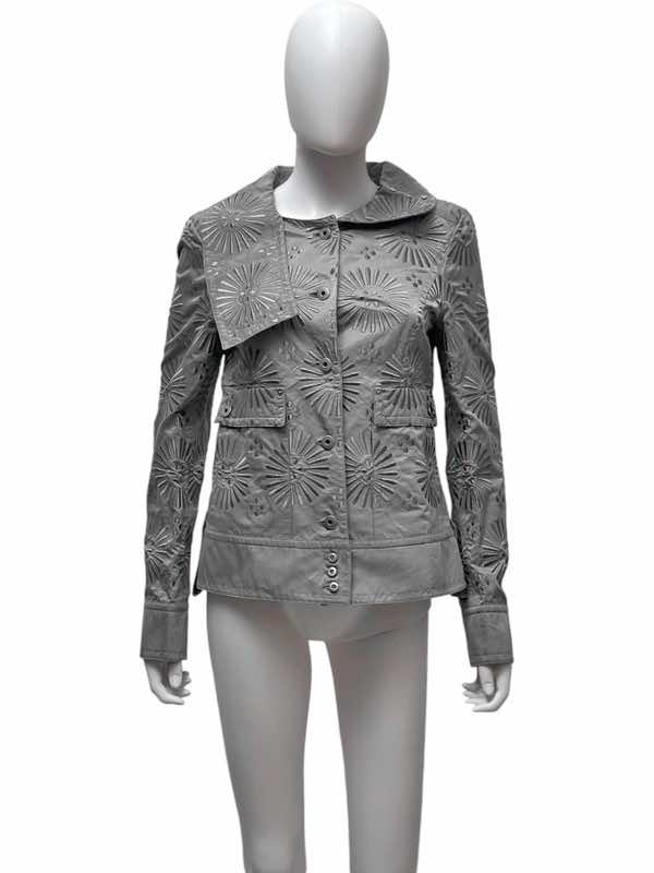 Gianfranco Ferré Sun Pattern Silver Jacket
