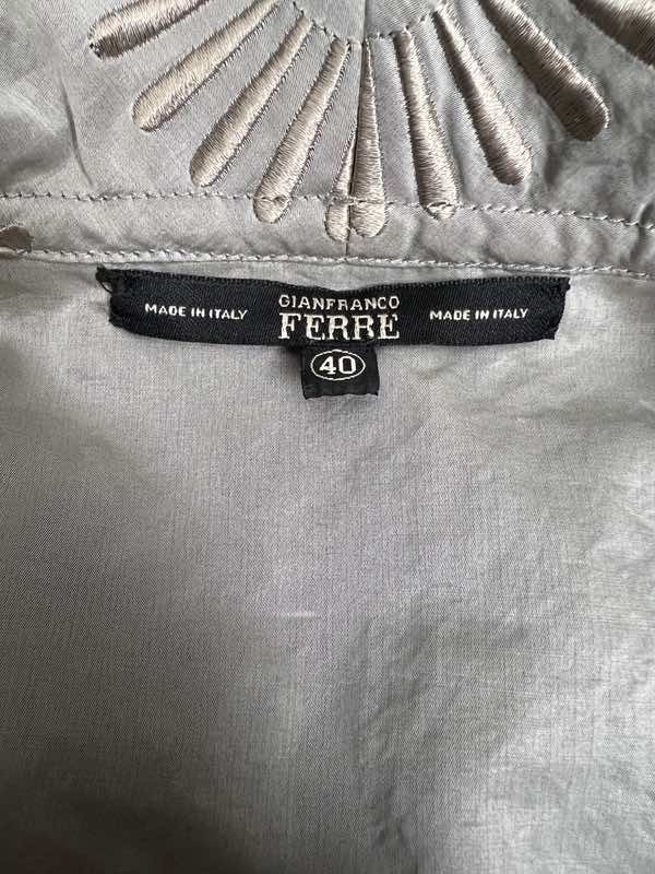 Gianfranco Ferré Sun Pattern Silver Jacket - Detail 1