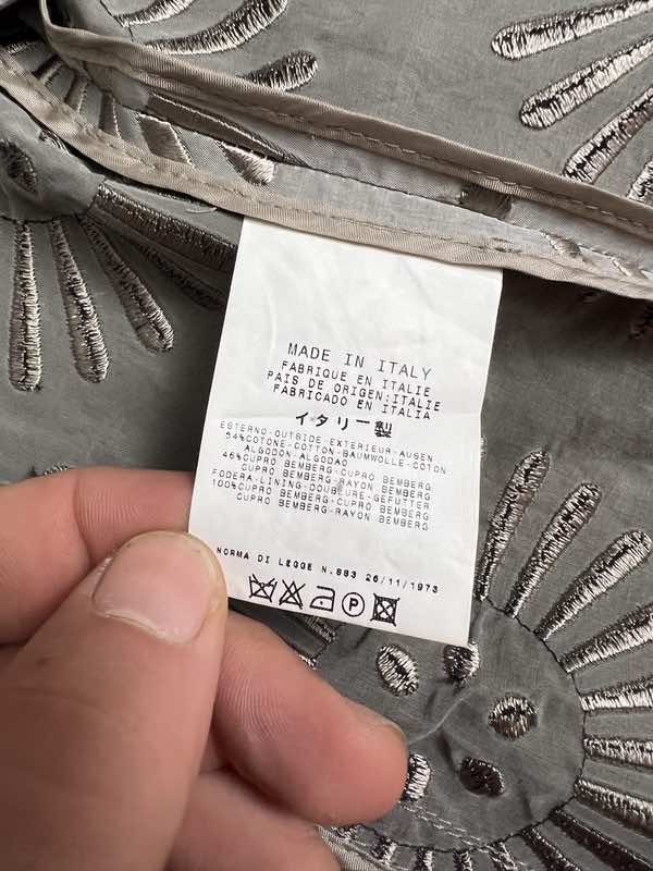 Gianfranco Ferré Sun Pattern Silver Jacket - Image 10