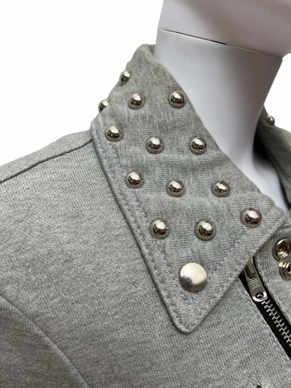 Junya Watanabe Studded Grey Biker Jacket - Image 11