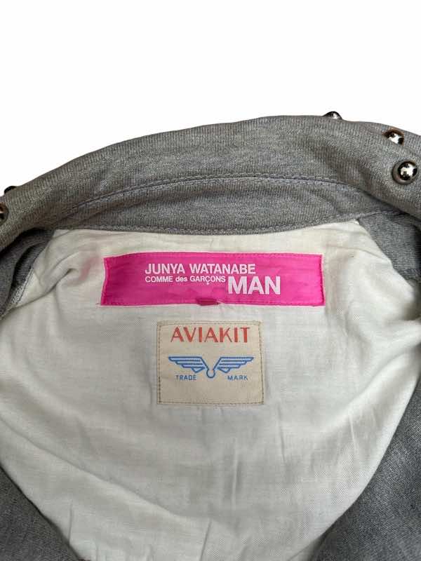 Junya Watanabe Studded Grey Biker Jacket - Image 12