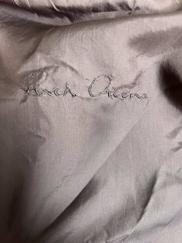 Rick Owens Green Alpaca Lambskin Jacket - Image 11