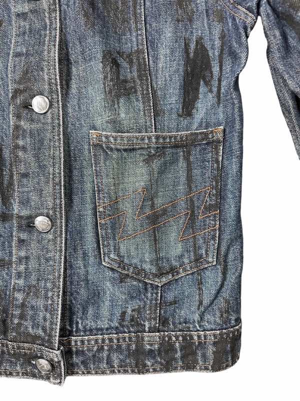 Walter Van Beirendonck Kiss The Future Denim Jacket - Detail 1