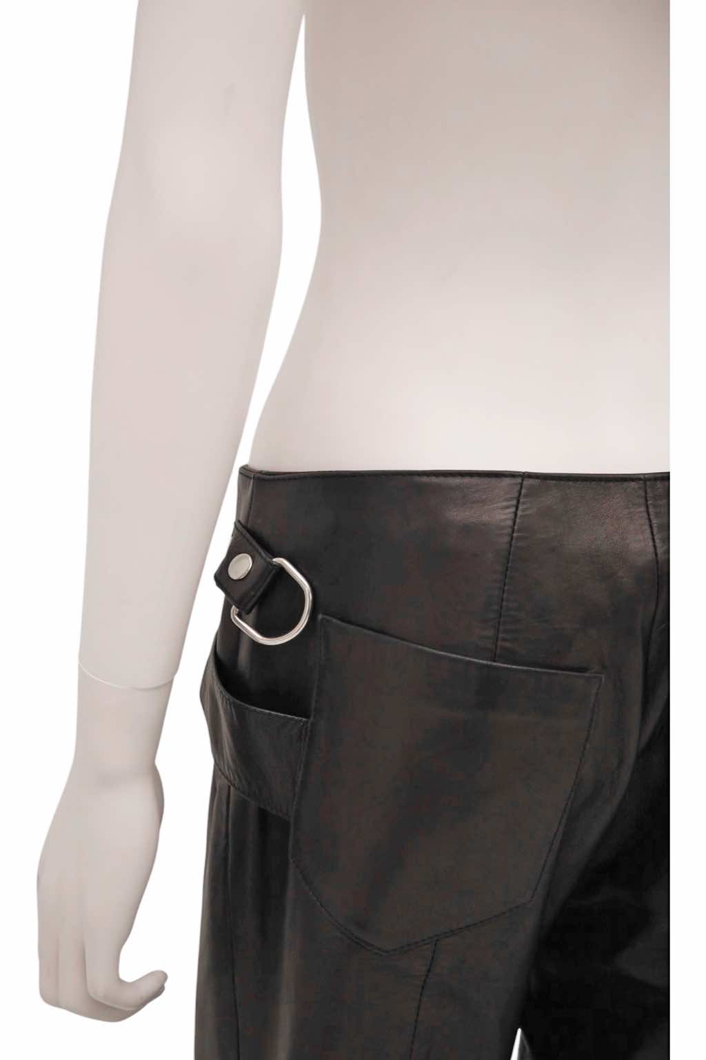 Dolce & Gabbana Bondage Belted Leather Pants - Detail 2