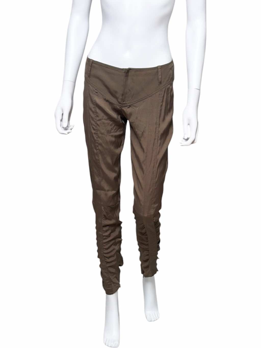 Gucci Silk Brown Pants - Back view