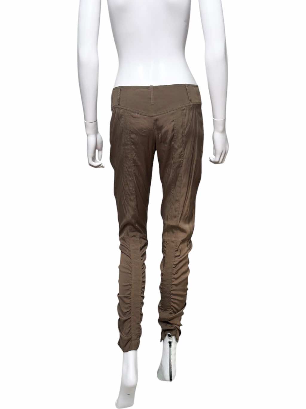 Gucci Silk Brown Pants - 4
