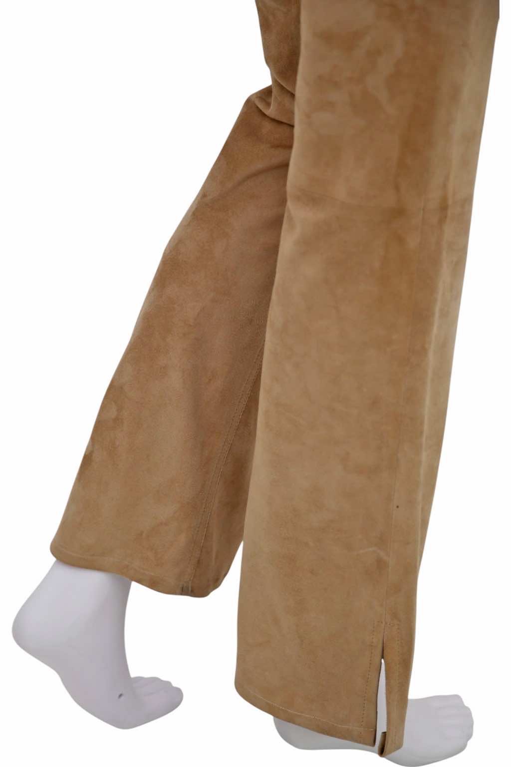 John Galliano Beige Suede Pants - Image 10