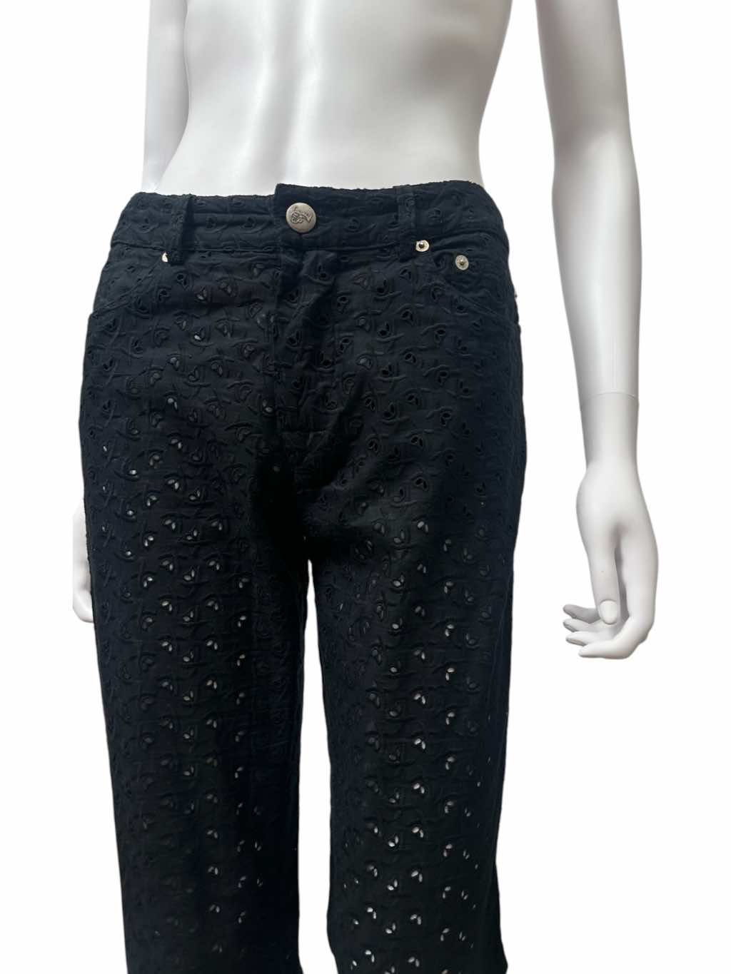 John Galliano Bootcut Black Pants - Detail 1