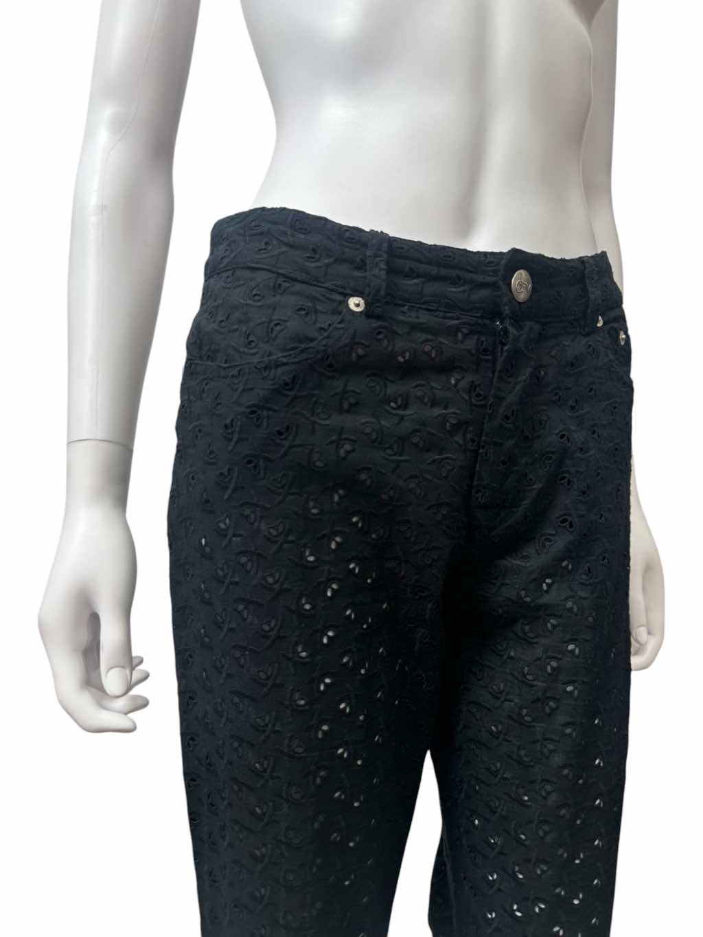 John Galliano Bootcut Black Pants - Detail 2