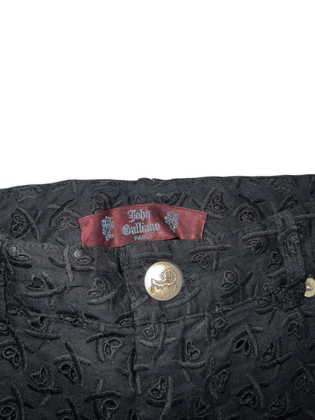 John Galliano Bootcut Black Pants - Image 10