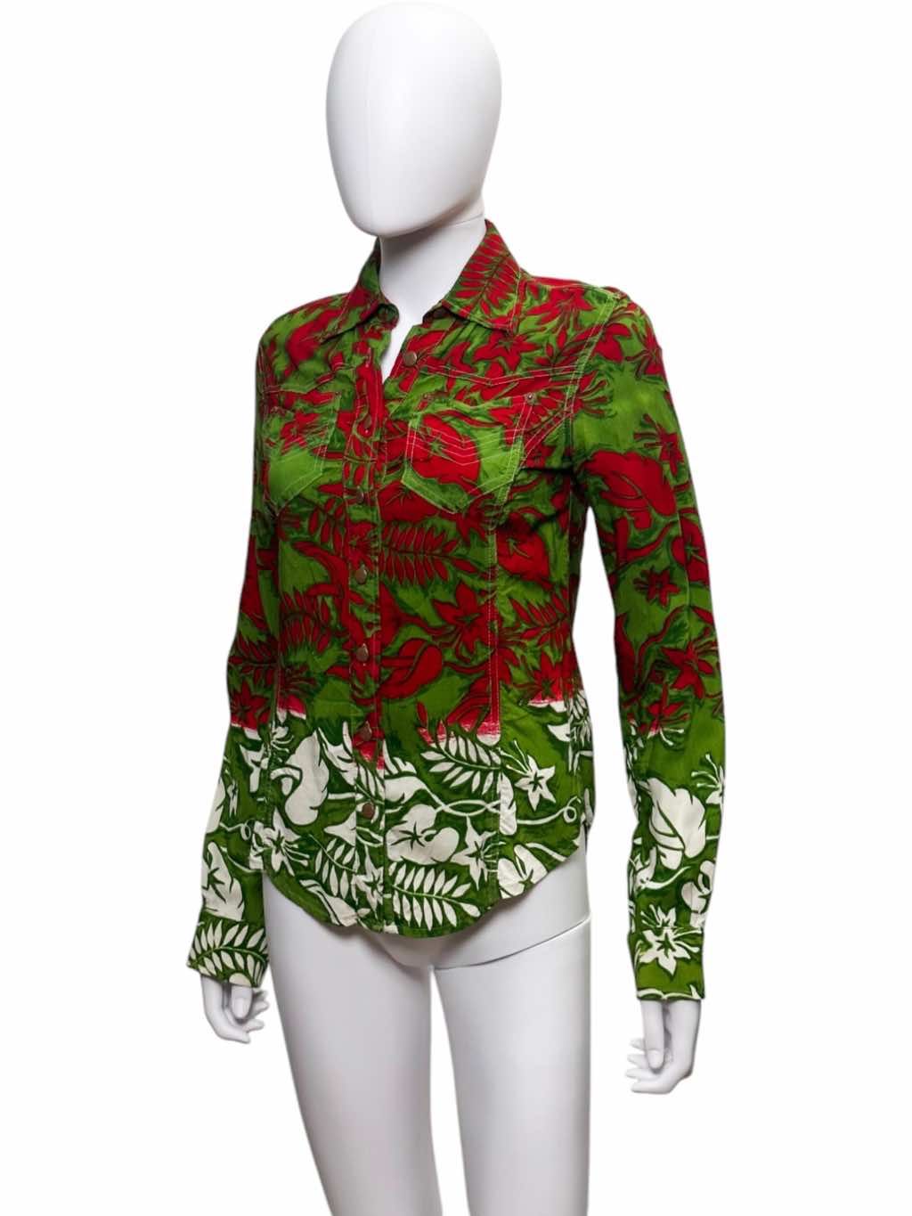 Jean Paul Gaultier Graphic Print Button Up Shirt - 4