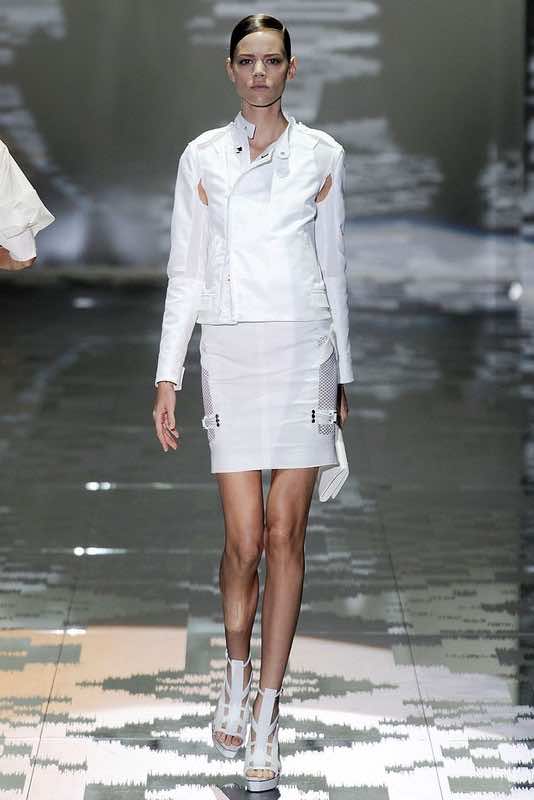 Gucci Bondage Grey Skirt - Back view