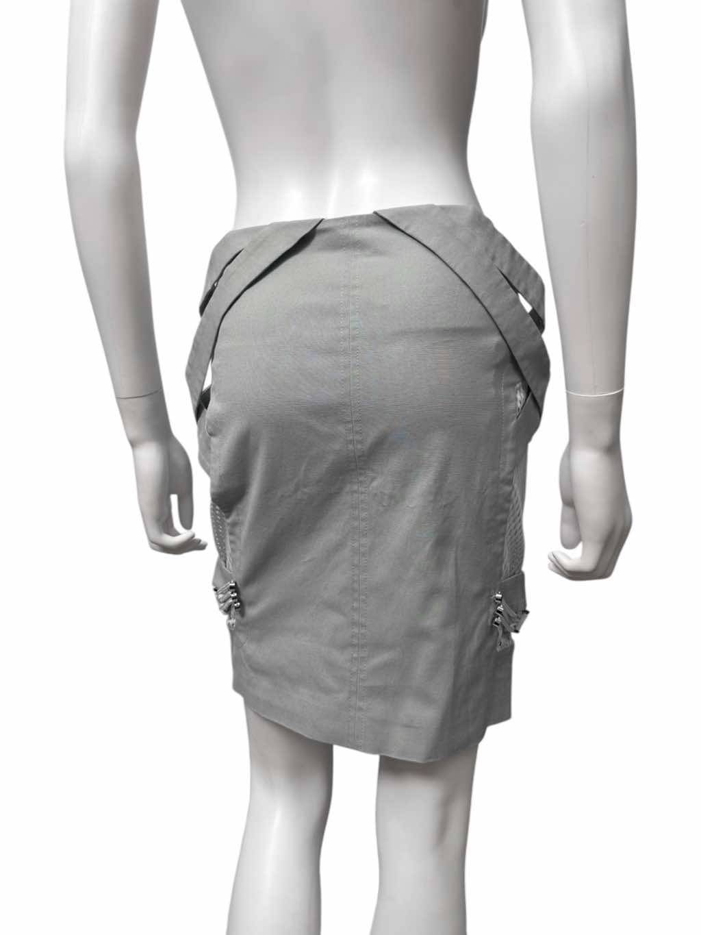 Gucci Bondage Grey Skirt - 4