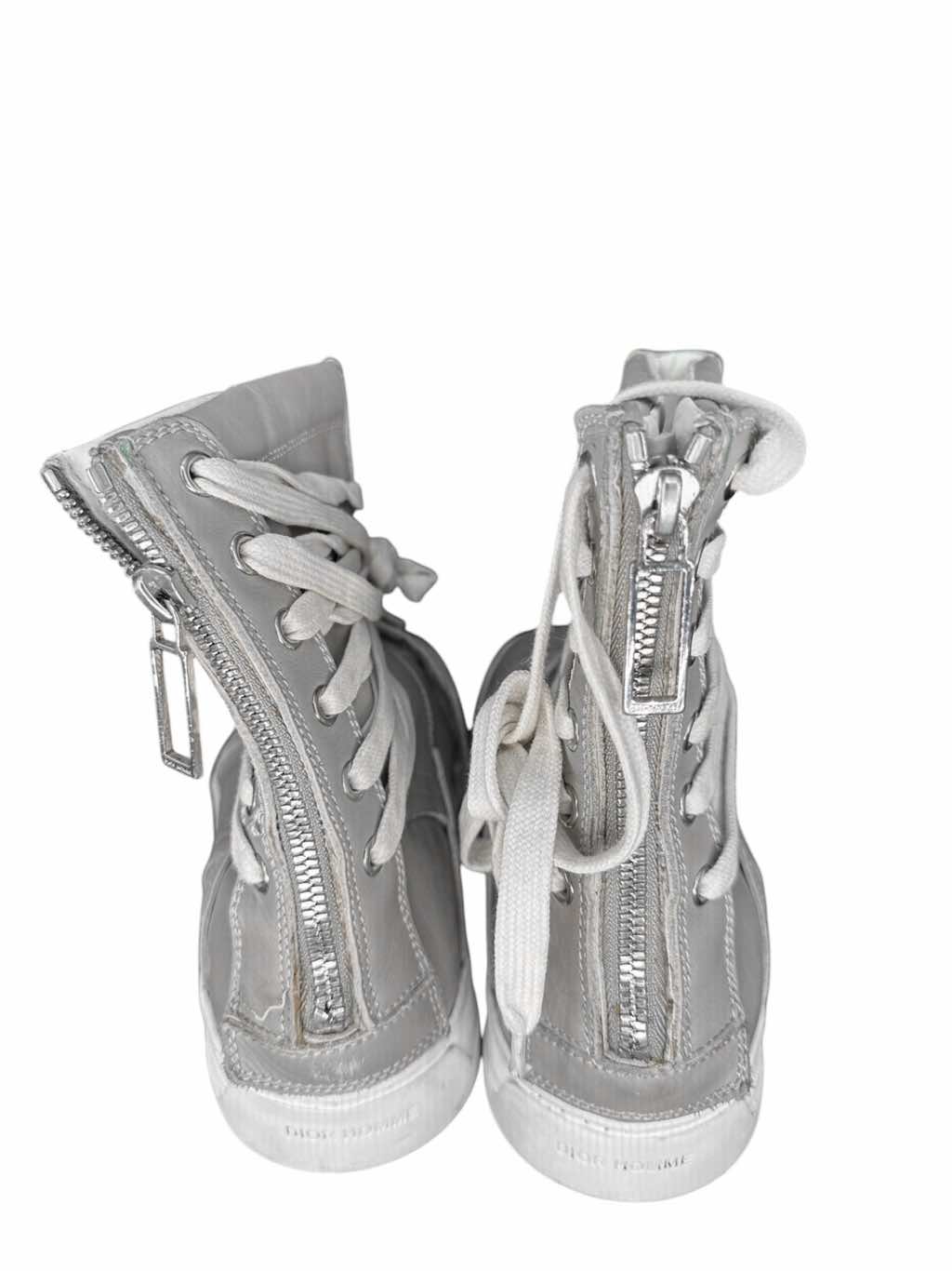 Dior Homme Laced Zip Up Sneakers - 4