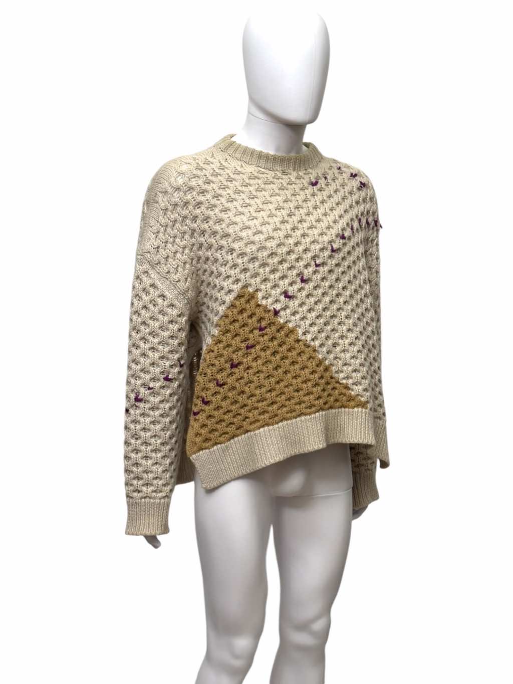 Raf Simons Argyle Sweater - Side view