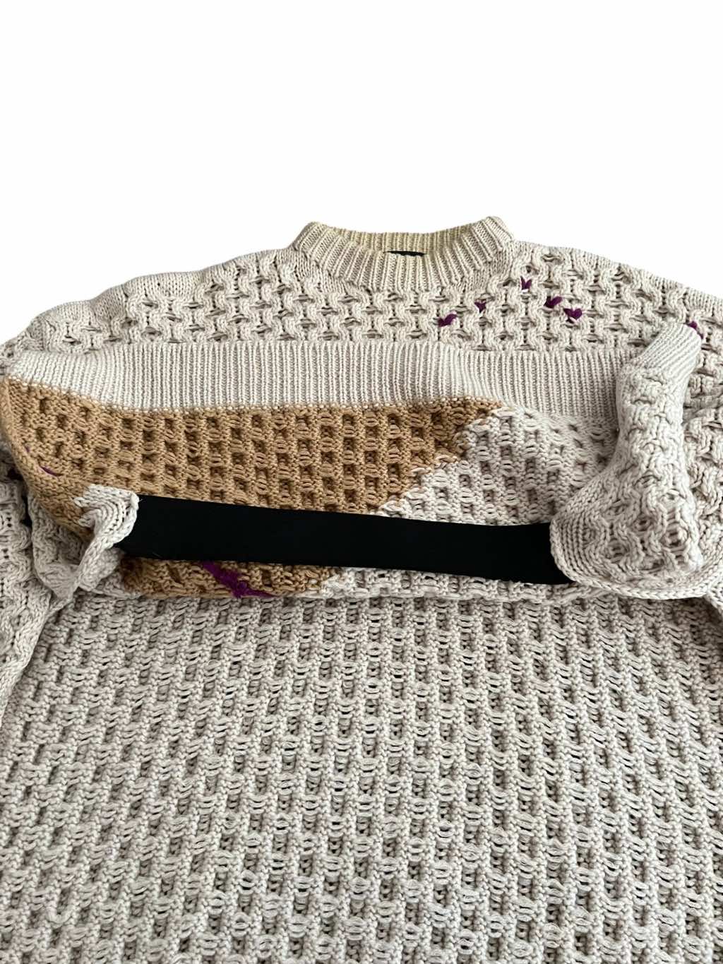 Raf Simons Argyle Sweater - Detail 1