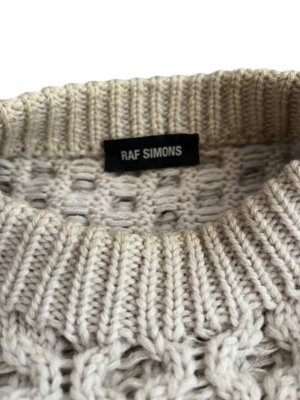 Raf Simons Argyle Sweater - Detail 2