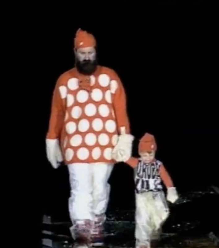 Walter Van Beirendonck Giant Pois Knitted Sweater - Back view