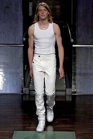 Raf Simons Honeycomb Black Tank Top - Back view