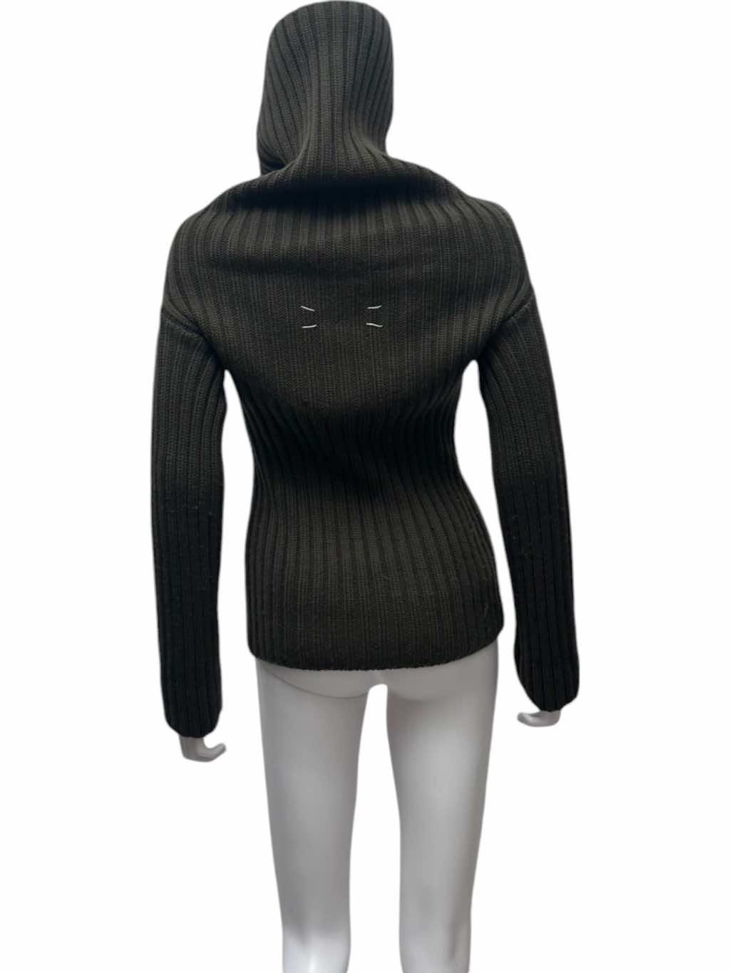 Maison Martin Margiela Green Cotton Turtleneck - Image 6