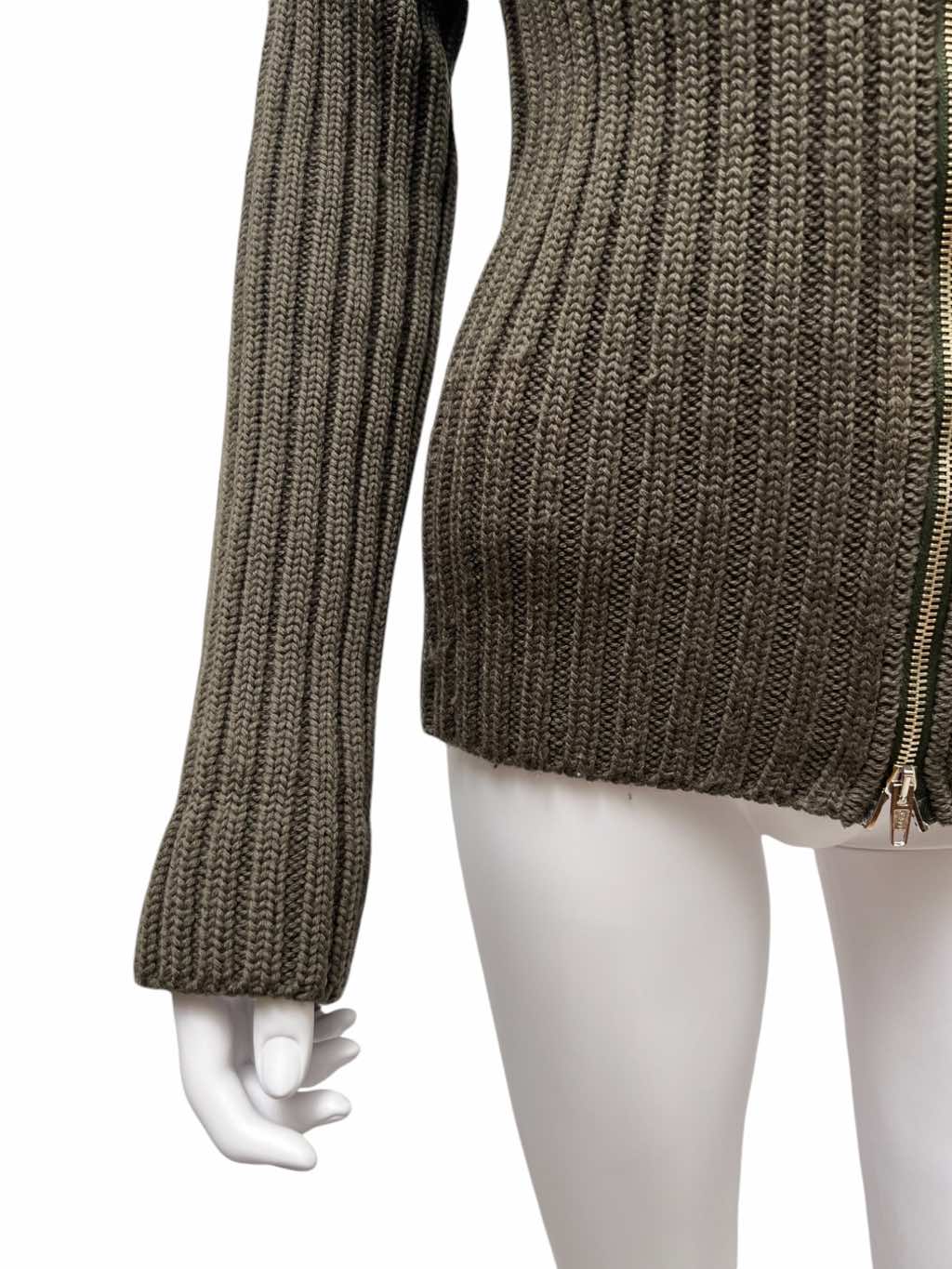 Maison Martin Margiela Green Cotton Turtleneck - Detail 2