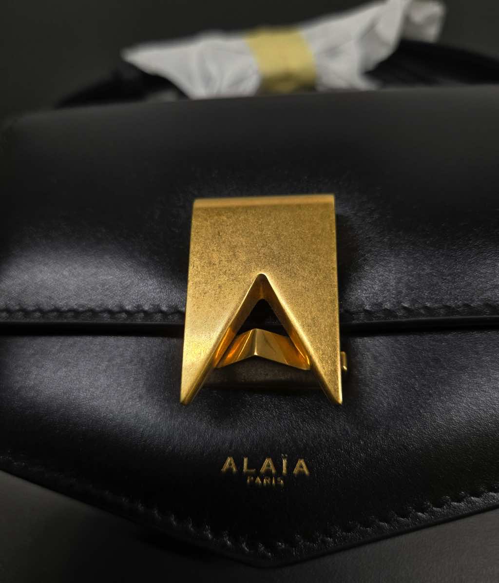 Alaïa Le Papa Mini leather shoulder bag - Side view