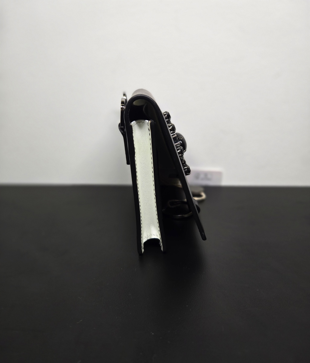 Dolce & Gabbana Crystal Embellished Wallet - Side view