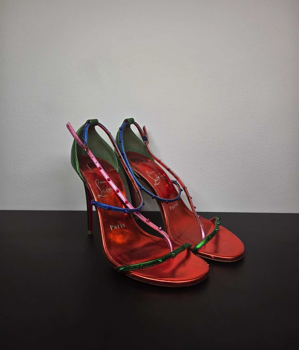 Christian Louboutin Riojana Spike Sandals - Back view