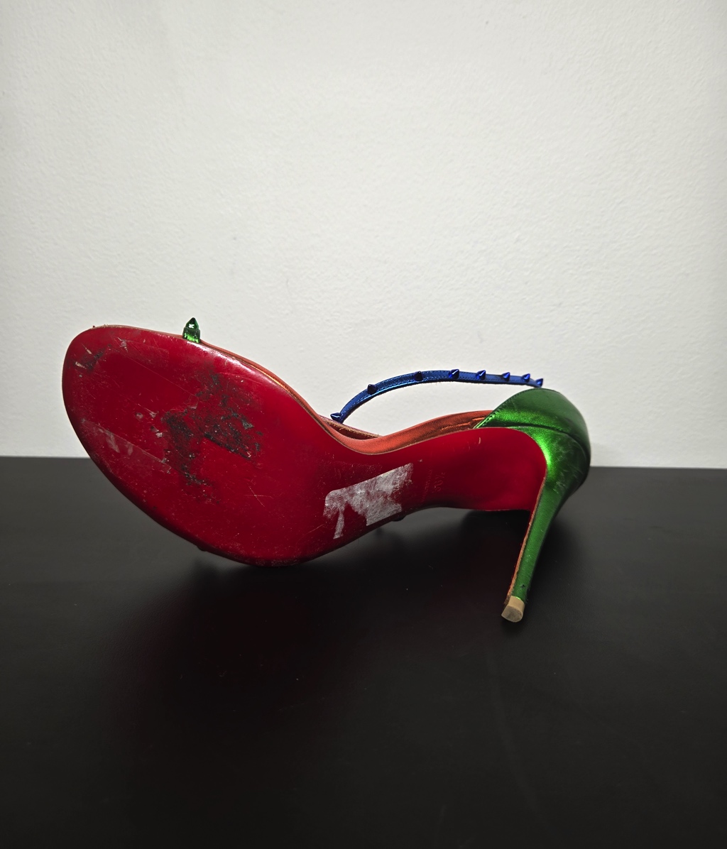 Christian Louboutin Riojana Spike Sandals - Side view