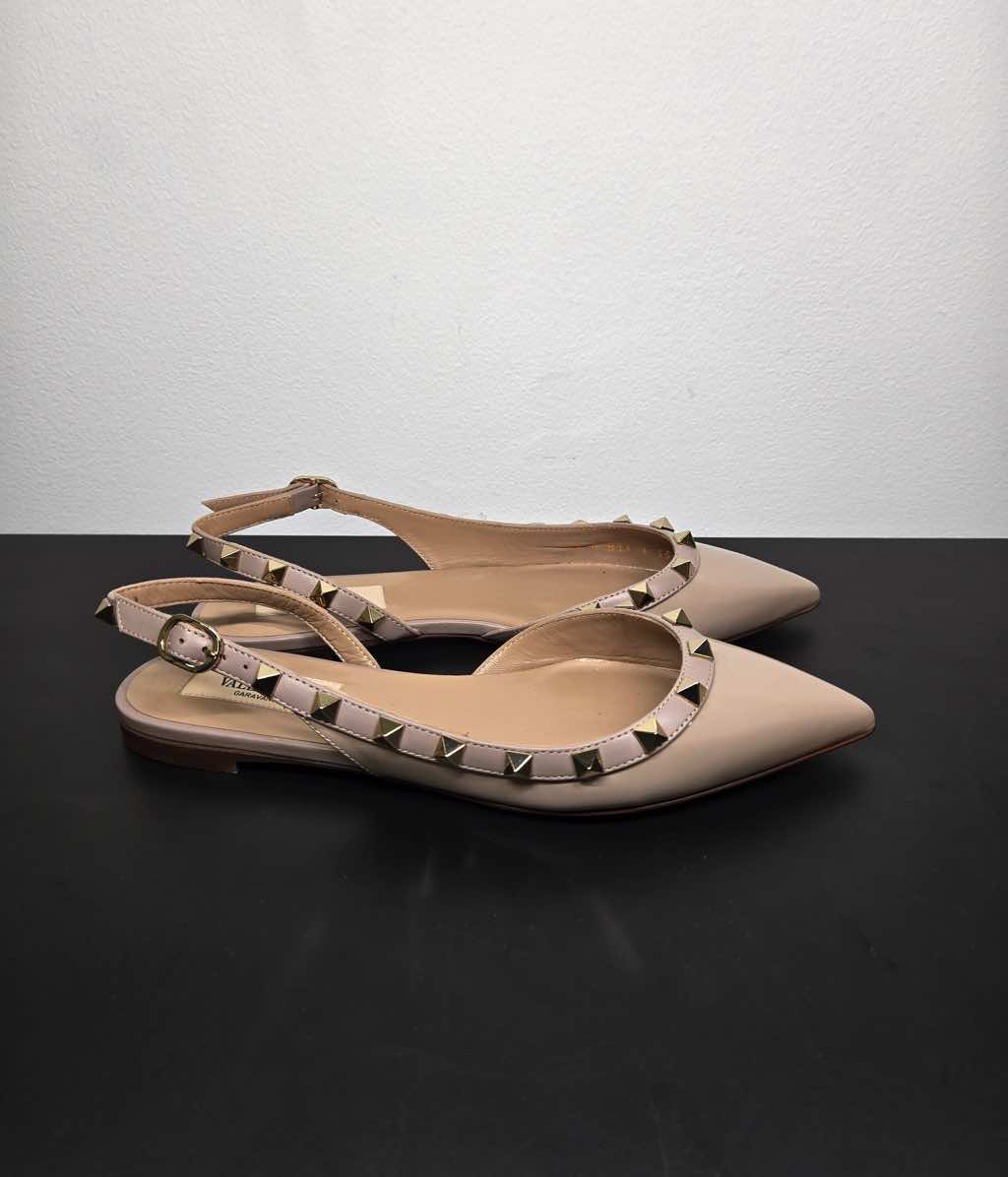 Valentino Rockstud Pointed Toe Slingback - Image 6