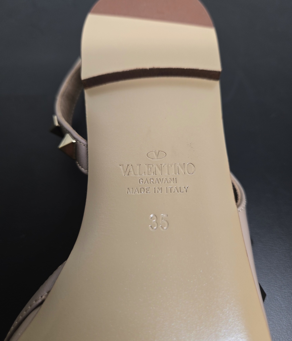 Valentino Rockstud Pointed Toe Slingback - 4