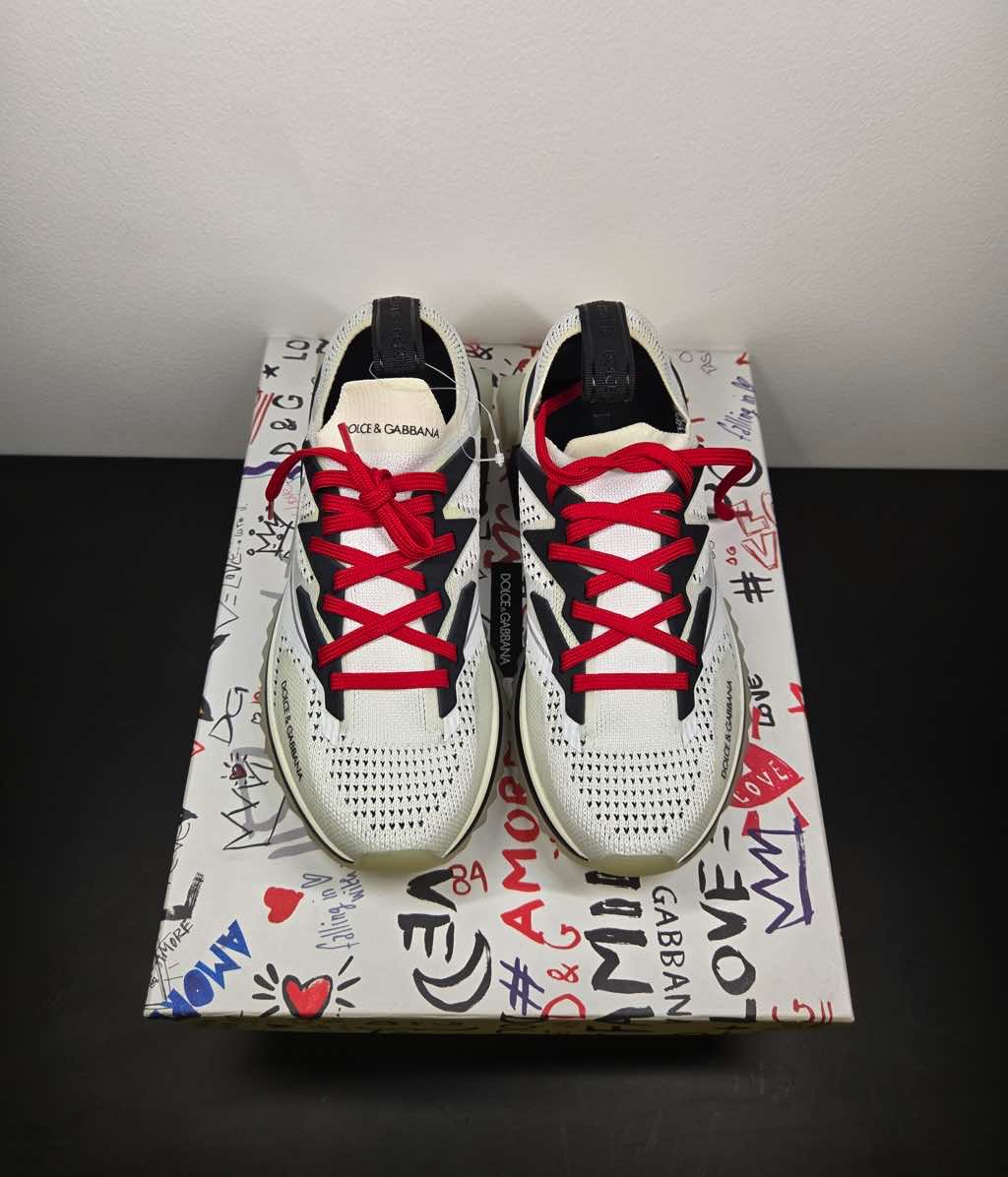 Dolce & Gabbana Mesh and Rubber Sorrento Sneakers - Image 11