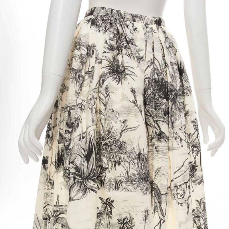 Christian Dior Beige Print Midi - Detail 2