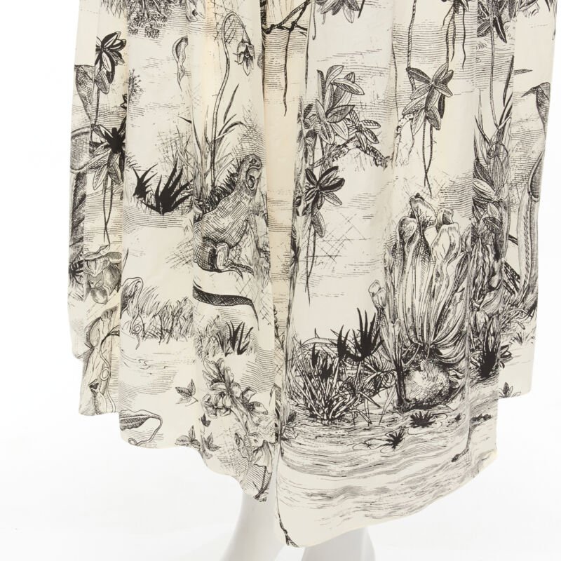 Christian Dior Beige Print Midi - Image 10